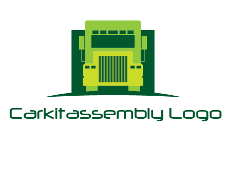 logistic transportatio truck logo