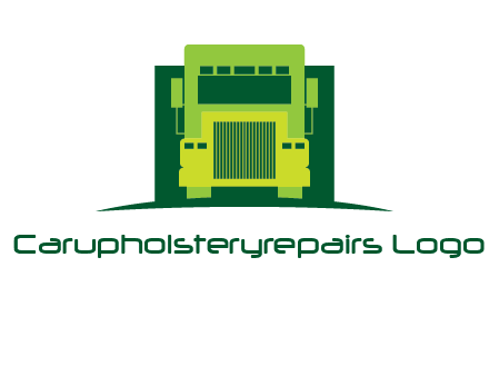 logistic transportatio truck logo