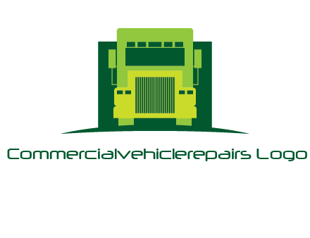 logistic transportatio truck logo