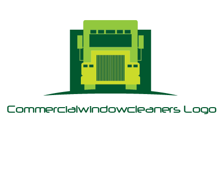 logistic transportatio truck logo