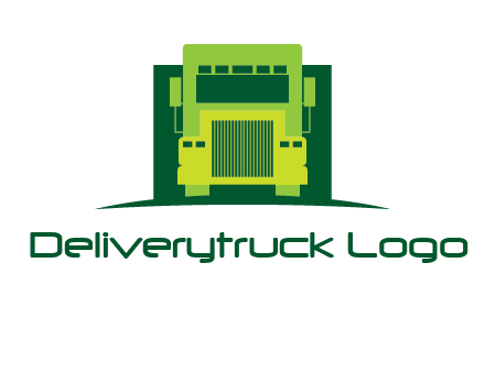 logistic transportatio truck logo