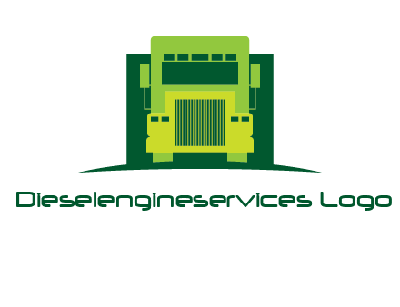 logistic transportatio truck logo