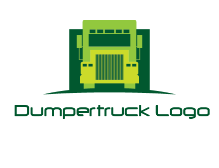 logistic transportatio truck logo