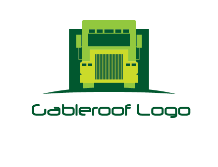 logistic transportatio truck logo