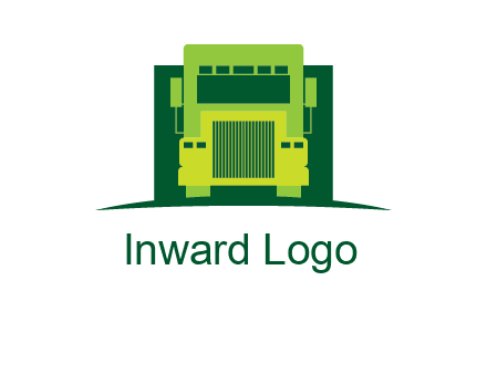 logistic transportatio truck logo
