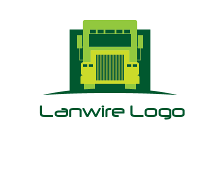 logistic transportatio truck logo