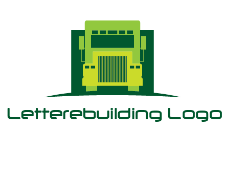 logistic transportatio truck logo