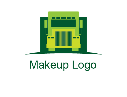 logistic transportatio truck logo