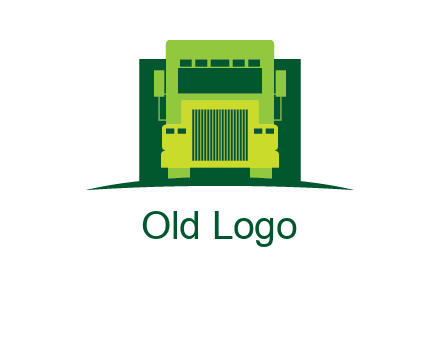 logistic transportatio truck logo
