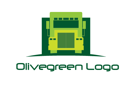 logistic transportatio truck logo