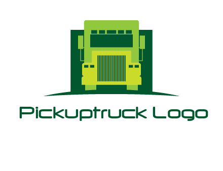 logistic transportatio truck logo