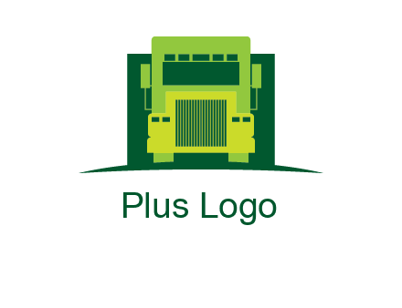 logistic transportatio truck logo
