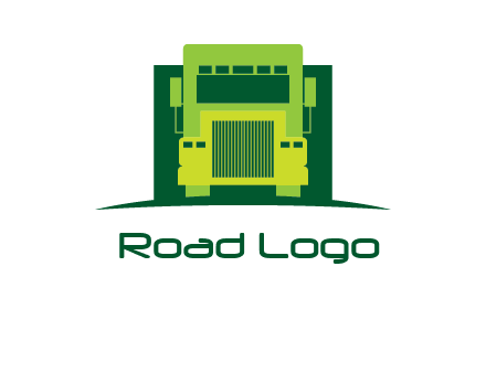 logistic transportatio truck logo