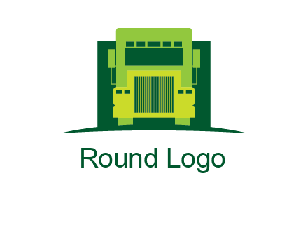 logistic transportatio truck logo