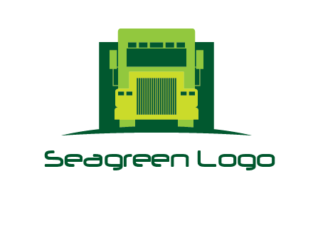 logistic transportatio truck logo