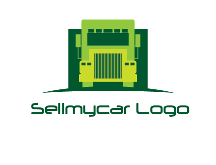 logistic transportatio truck logo