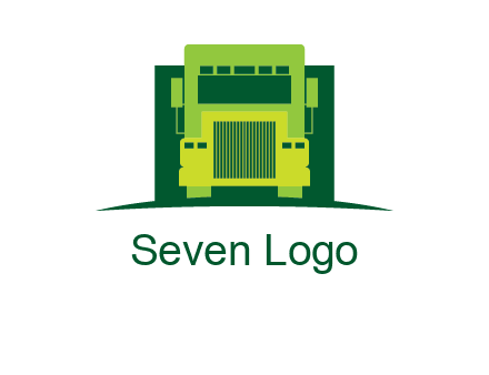 logistic transportatio truck logo