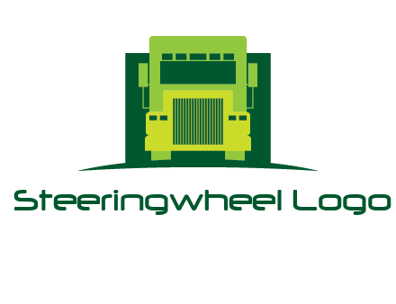 logistic transportatio truck logo