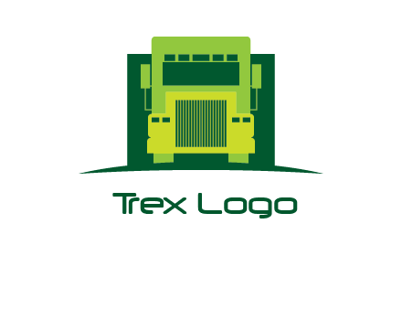 logistic transportatio truck logo