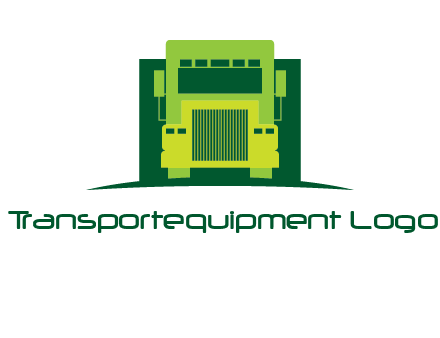 logistic transportatio truck logo