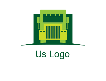logistic transportatio truck logo