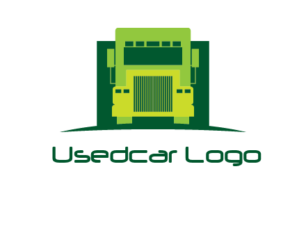 logistic transportatio truck logo