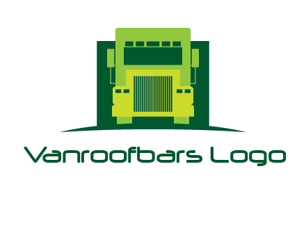 logistic transportatio truck logo