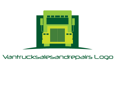 logistic transportatio truck logo