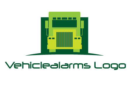 logistic transportatio truck logo