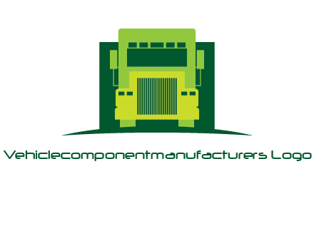 logistic transportatio truck logo