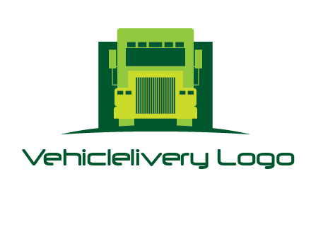 logistic transportatio truck logo