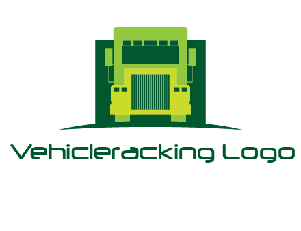 logistic transportatio truck logo