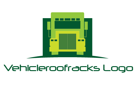 logistic transportatio truck logo