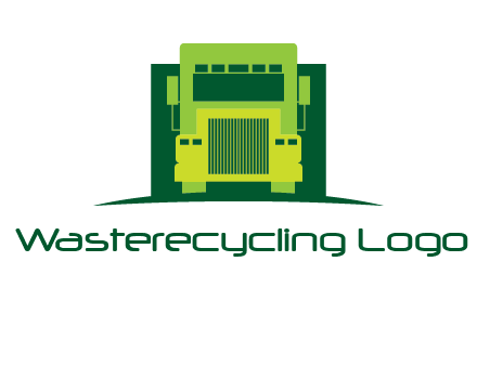 logistic transportatio truck logo