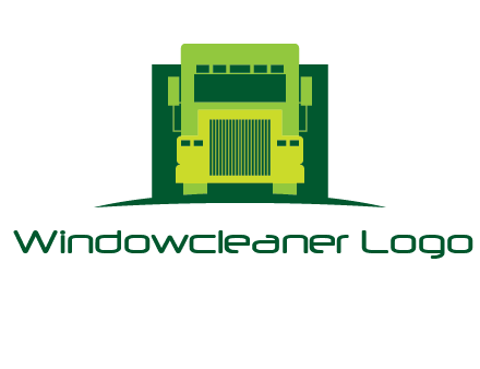 logistic transportatio truck logo
