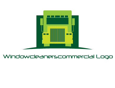 logistic transportatio truck logo