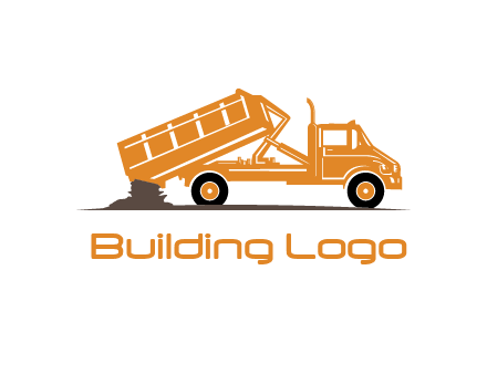 dump truck clipart logo