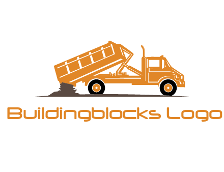 dump truck clipart logo