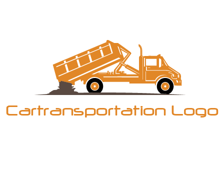 dump truck clipart logo