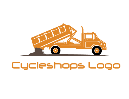 dump truck clipart logo