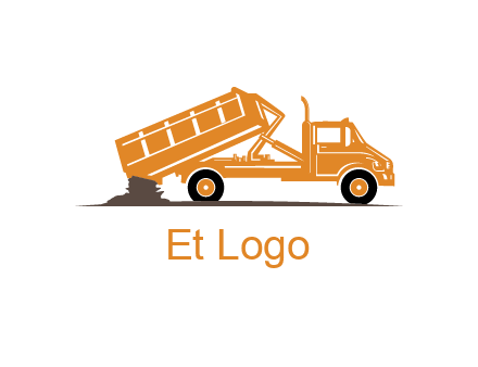 dump truck clipart logo