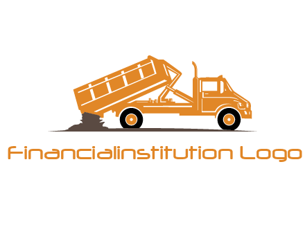 dump truck clipart logo