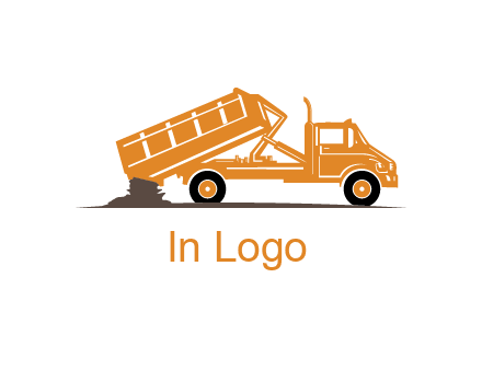 dump truck clipart logo