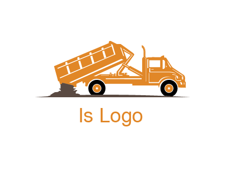 dump truck clipart logo