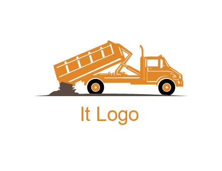 dump truck clipart logo