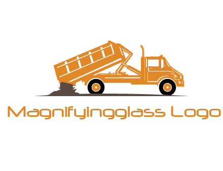 dump truck clipart logo