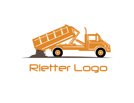 dump truck clipart logo