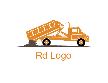 dump truck clipart logo