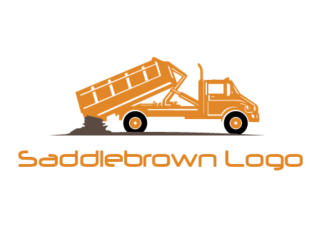 dump truck clipart logo