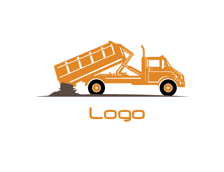 dump truck clipart logo